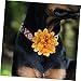 Kisangel 10pcs Colorful Flower PET Headbands for Dogs and Cats Floral Bowknot Puppy Grooming Accessories Decorative PET Collar for Small Dogs