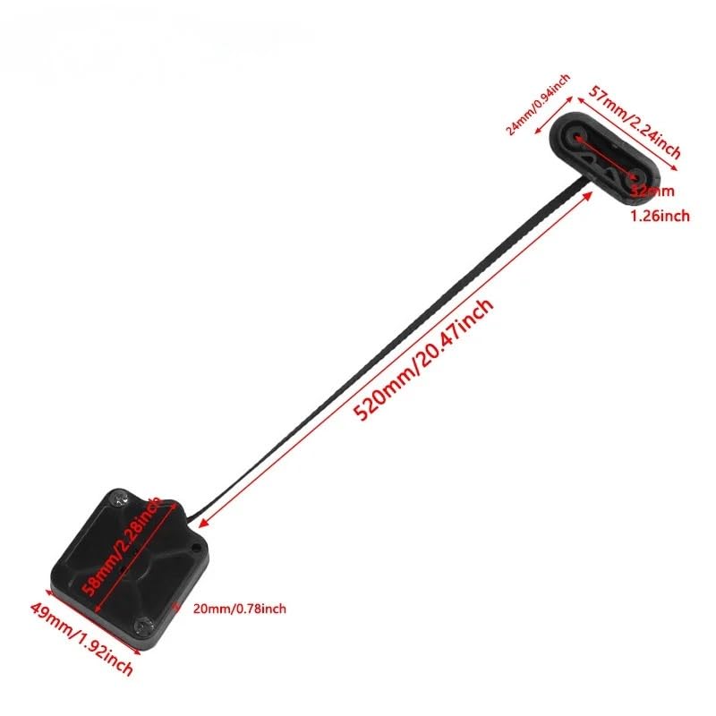 Correa resistente para maletero Harley FLH/T 1996 en adelante 5