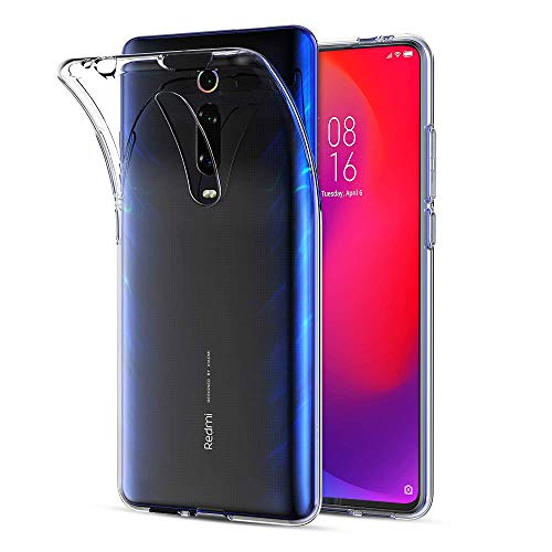 FayTun Funda para Xiaomi Mi 9T / Mi 9T Pro, Ultra Fina Silicona Suave TPU Gel Carcasa Anti-Choque Ultra-Delgado Anti-arañazos Protectora Case Cover para Xiaomi Mi 9T / Mi 9T Pro -Transparente