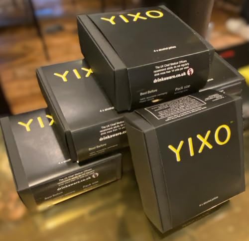 YIXO | Margarita Flavoured Alcohol Jelly Shot/Jello Shot | 23.5% ABV | UK's First Alcohol Bites | Ideal for Sharing, Gifting, and Celebrations | Perfect for Parties, Weddings, and Events | 8 x 32g