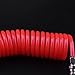 ChgImposs Polyurethane Recoil Air Hose, 30 Ft Long Air Compressor Hose with Bend Restrictor, 1/4