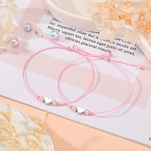 UPROMI First Day of Preschool/Kindergarten/1st Grade Gift, Back to School Bracelet Mommy and Me4