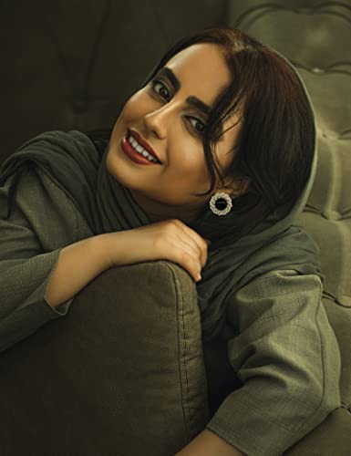 Stud Earrings for Women Black Round Pearl Earings Fashion Jewelry2