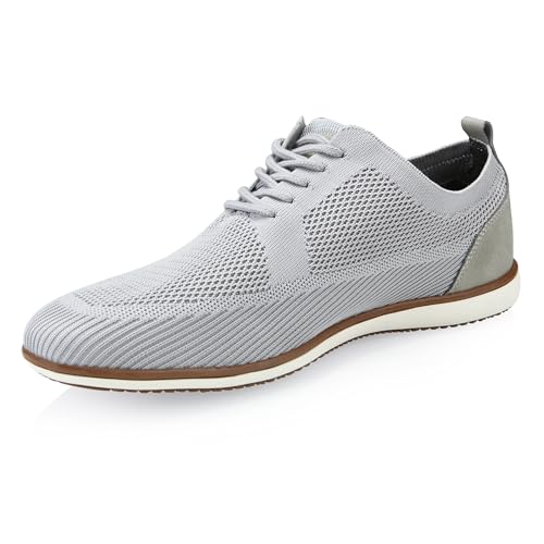 Men's Mesh Casual Sneakers Dress Oxfords Business Versatile Walking Lightweight Tennis Shoes