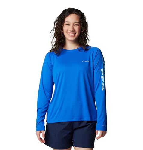 T-shirt de pêche pour femme Columbia PFG Tidal Tee II vêtement de sport anti-UV à manches longues
