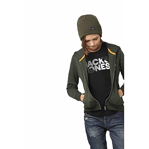 Image of JACK & JONES Boy's Cotton Hooded Neck Sweatshirt