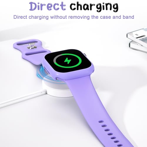 Compatible with Kids Apple Watch Band+Case 38/40/41/42/44/45/46mm Silicone by Polyjoy - Used condition - Image 6