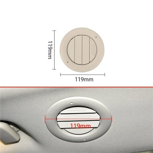 Panel de salida de aire central con acabado original OEM 8A8Z-19893-CA para modelos Lincoln MKT 2