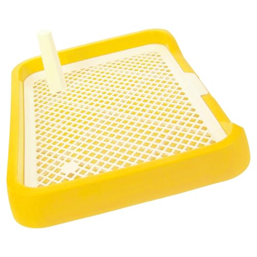Garneck Dog Toilet Tray Potty for Indoor Use Slip Design for Puppies Dogs Durable Urine Tray for Easy Up and Pet Training