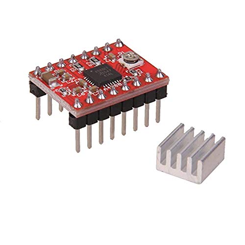 Robbiot A4988 StepStick Stepper Motor Driver with Heatsink for 3D Printer