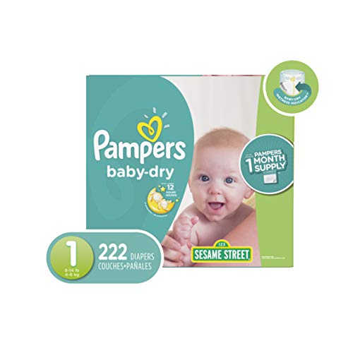 222 pampers size 1