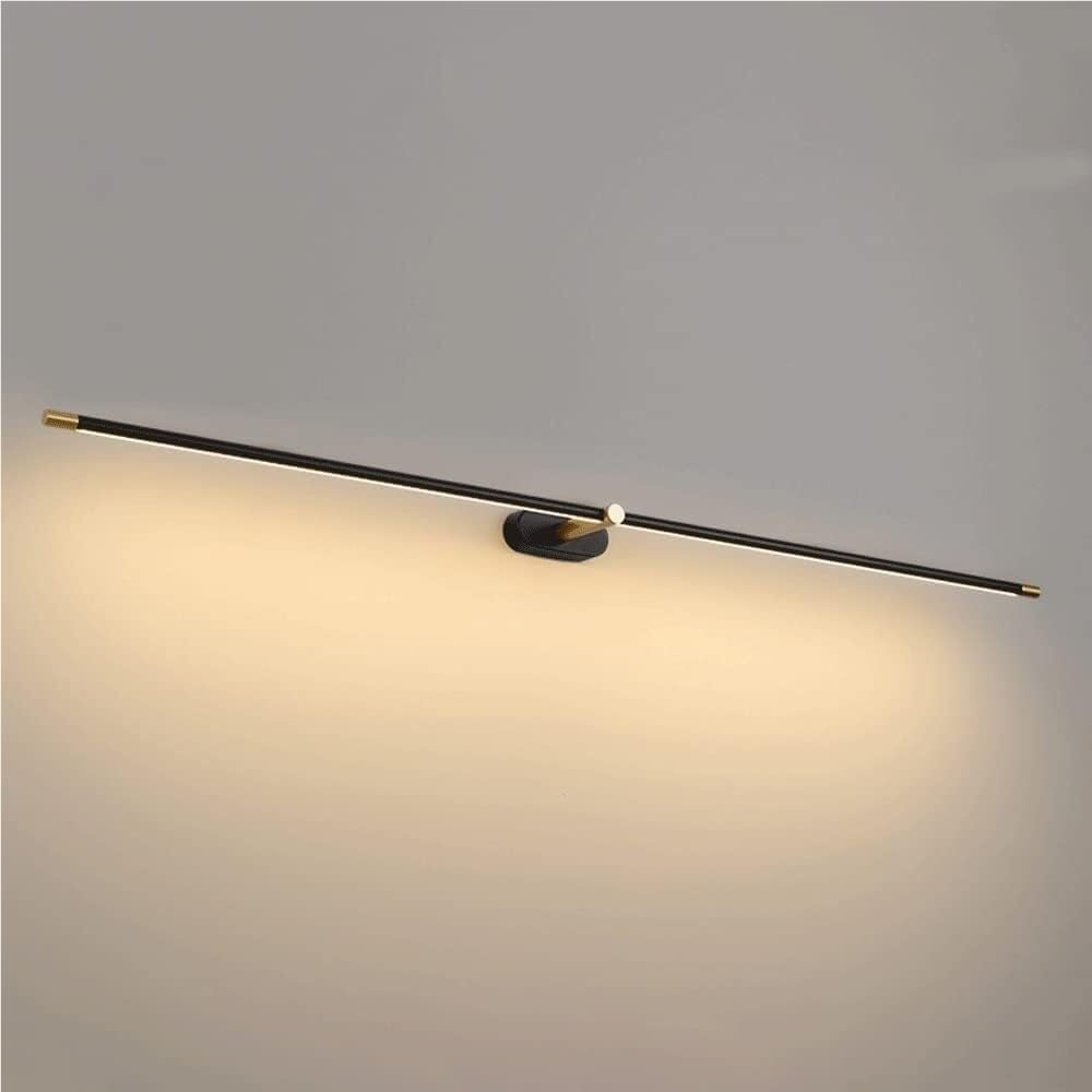 Lange Spiegelleuchte Modern, Spiegellicht LED Spiegellampe Badezimmer Minimalistisch für Make-up und Rasur
