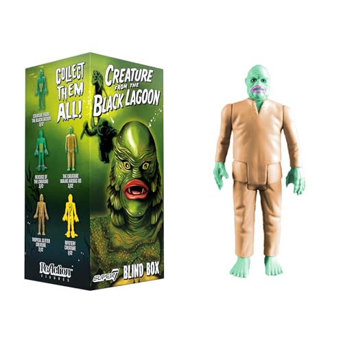 Image of Super7 Creature from the Black Lagoon Blind Box Flat - (12 Pack) 3.75 inch Universal Monsters Action Figures - Classic Horror Movie Collectibles and Retro Toys