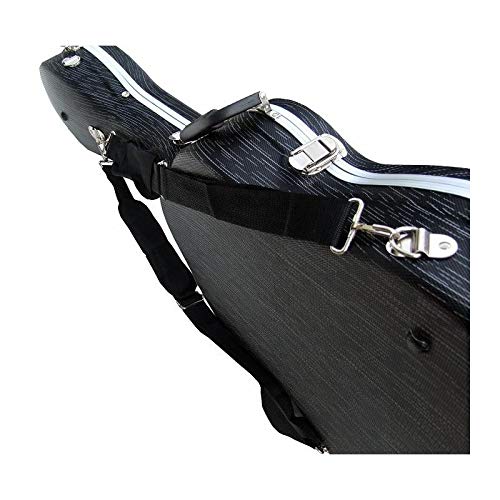 Cibeles, ABS-Koffer für klassische Gitarren Schwarz gestreift