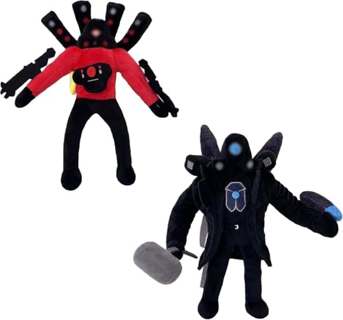 wiztex Speakerr Man und Camera Man Peluche - Figuras de baño de Skibide - Lavable de PP algodón Skibide Felpa Regalo para niños y Aficionados a los Juegos (Skibide 2 pcs New) wiztex Speakerr Man und Camera Man Peluche - Figuras de baño de Skibide - Lavable de PP algodón Skibide Felpa Regalo para niños y Aficionados a los Juegos (Skibide 2 pcs New)