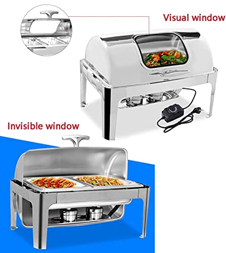 HHTX Tragbare Speisenwärmer, 9L, Buffetwärmer/Server, Speisentablett mit elektrischer Kochplatte beheizt, ideal für… – Bild 4