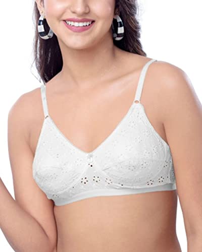 Image of Brida Italia Women's Cotton Minimizer Saree Bra - Full Coverage, Comfortable Wear