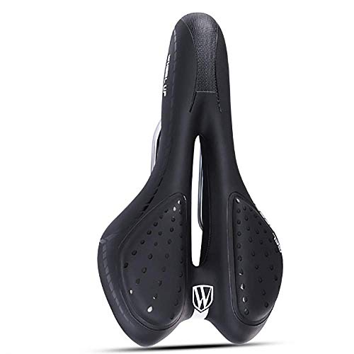 Coussin de selle de vélo en silicone Noga noir pour VTT