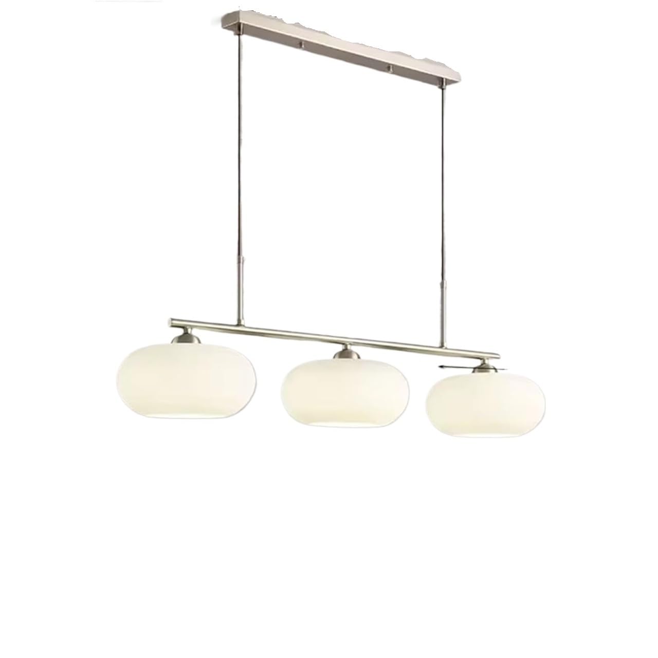 FZQSXAZU Pendant Light Ceiling Shade Nordic Glass Chandeliers with Lamps Lamp for Living Room Bedroom Restaurant Kitchen Hallway Contemporary InteriorSilver
