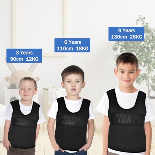 Image of Weight Vest for Kids Black (Black, Large)
