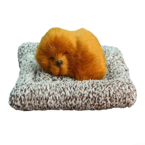 Paquetes de carbón para salpicadero con bonitas formas de animales, carbón activado para eliminación de automóviles y absorción de formaldehído, base de tela antiarañazos (Golden Retriever2)