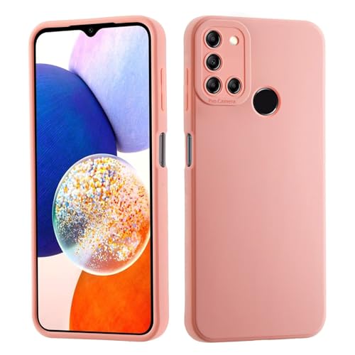 LENGRACE Cover per OPPO A52/A72/A92 Morbida Silicone Custodia,Full Body Protettiva Case per OPPO A52/A72/A92 Antiurto TPU Custodia-Rosa