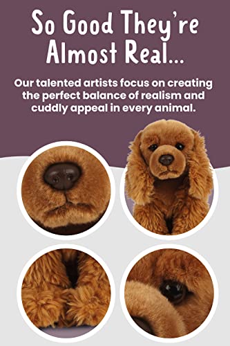 Living Nature Cockerspaniel, realistisches weiches kuschliges Hundespielzeug, 22cm, Unbekannt