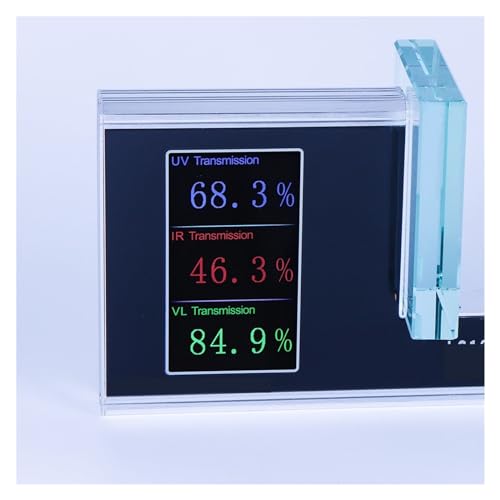 Medidor de transmitancia de luz para ventanas laminadas de 47 mm con sensor UVT e IRT 6