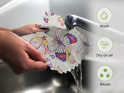 Ecolly Involucri di cera d'api - Set di 3 (S, M