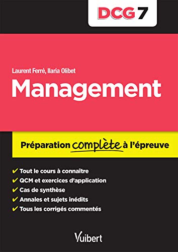 Télécharger DCG 7. Management - Préparation complète à l'épreuve Francais PDF