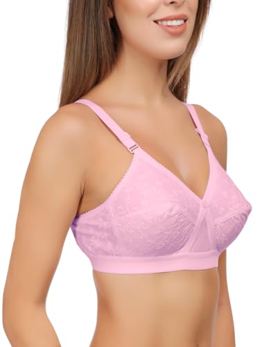 Image of Eve's Beauty Women's Non Padded Non Wired Cotton Full Coverage Bra