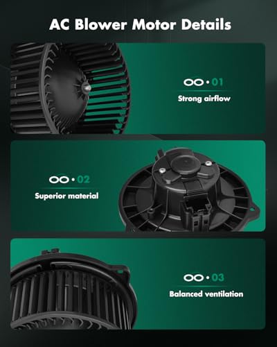 Image of SCITOO HVAC Heater Blower Motor Front Fit For Mazda Model - For CX-7 2009-2012 Replacement For # 700227 Blower Fan