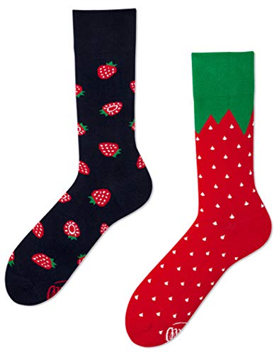 Many Mornings Strawberries Calzini multicolori con...