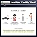 LIONO Car GPS Tracker & Charger with Built-in Rechargeable Battery, GPS Tracker for Vehicles, Hidden Car Tracker for Anti-Theft & Parking Location, for Family& Fleets, No Monthly Fee, No SIM, iOS Only