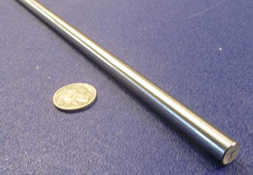 1566 Carbon Steel Hardened Precision Shaft 3/8" Diameter x 18.00" Long 1 pc