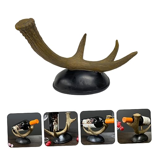 Soporte para botellas de vino de resina miniatura 4