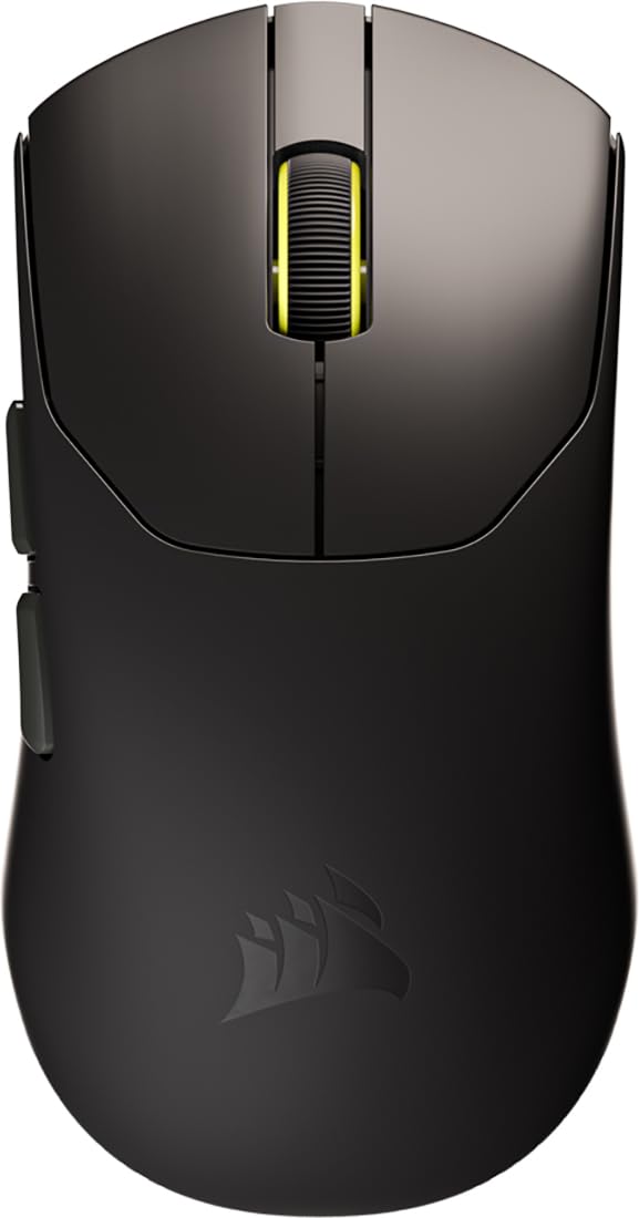 Corsair SABRE v2 PRO Ultraleggero Wireless FPS Mouse Gaming - 33.000 DPI, 36g di Peso, 8.000Hz Hyper-Polling, Interruttori Meccanici, Fino a 70 Ore di Durata della Batteria Wireless - Nero