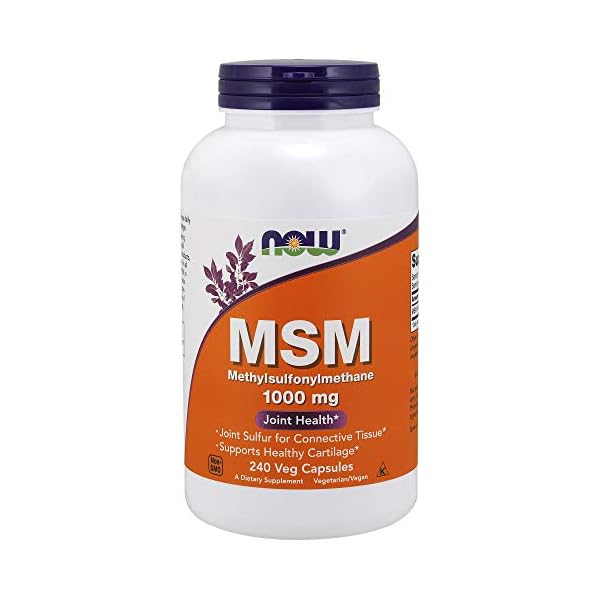 NOW-Supplements-MSM-Methylsulfonylmethane-1000-mg-Joint-Health-240-Veg-Capsules NOW Supplements, MSM (Methylsulfonylmethane) 1,000 mg, Joint Health*, 240 Veg Capsules