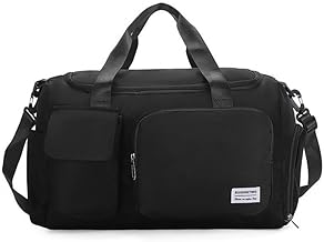 Boston Bag, Men's, Golf, Large Capacity, 2-Way Ladies, Lightweight, Lightweight, For 1 Night, For Travel, School Trips, Elementary School, Boys, Sports, Stylish, Large, Black