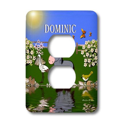 Cubierta decorativa de burro y pájaro infantil Dominic 3