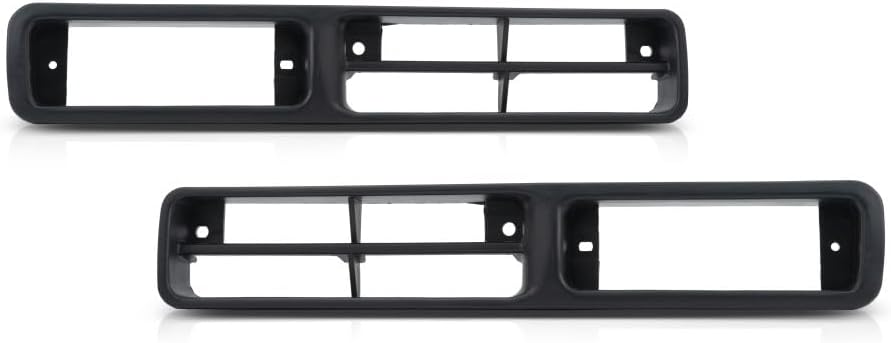 For Nissan D21 / Pickup Fog Light Cover 1993 94 95 96 1997 Driver and Passenger Side Pair/Set | Paint to Match | DOT/SAE | NI1038101 + NI1039101 | 6225755G00 + 6225655G00
