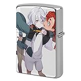 ジッポライター 外側ケース 機動戦士ガンダム 水星の魔女 Zippo兼用カバー 防錆 耐摩耗性 金属材料 外側護保護シェル 衝撃吸収 指紋防止 交換可能 オイル ライターケース 防風防汚 両面プリント 喫煙アクセサリー プレゼント ギフト父の日贈り物 男女兼用 （ライターなし）