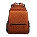Malplea Daypack braunes Lederkissen Malerei Schulranzen Wanderrucksack