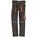 Planam Junior Bundhose,Mehrfarbig (Oliv/orange), Gr. 86/92
