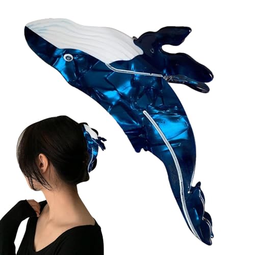 Derwrtup Pinces à griffes | Pince à cheveux baleine | Pinces à cheveux élégantes et durables pour femmes pour les rendez-vous, les loisirs, le travail, les fêtes et les réunions
