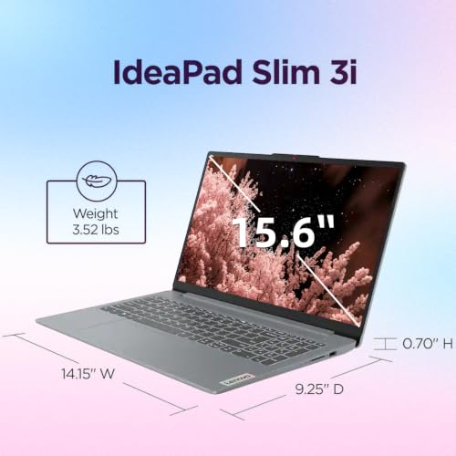 Image of Lenovo IdeaPad Slim 3i 15.6 inch Laptop, Intel Core i5 Processor, FHD Display | 16GB RAM, 384GB Storage (SSD+SD Card), 13th Gen Intel Core i5-1335U, Dolby Audio, Privacy Camera, Wi-Fi 6, Windows 11 Home