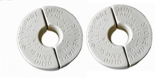 Ohio Stoneware 1 Gallon Preserving Crock Weight,Brown (Two Pack)