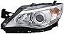 Gold Shrine For Subaru Impreza Headlight Lamp 2008 2009 Halogen Chrome Trim Driver Left Side