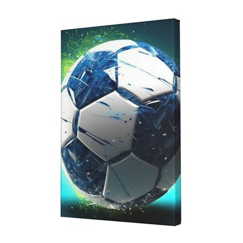 Impression toile football HD en haute définition pour décoration murale