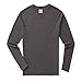 MERIWOOL Mens Base Layer - 100% Merino Wool Midweight Long Sleeve Thermal Shirt Charcoal Gray